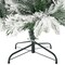 6 Feet Flocked Christmas Tree with Warm White LED Lights and 752 Mixed Branch Tips